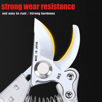 Garden Pruning Shears Plant Trim Horticulture Hand Pruner Shrub Garden Scissor Orchard Branch Shear Tools for Farm Garden Tools