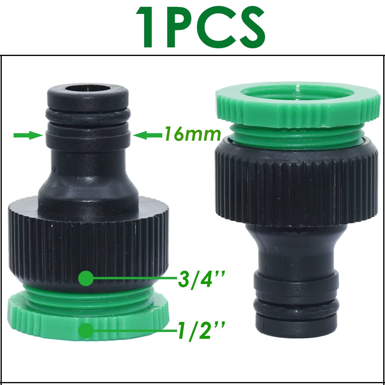 1/2" 3/4'' 1 Hose Connector Garden Tools Quick Connectors Repair Damaged Leaky Adapter Garden Water Irrigation Connector Joints