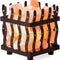 Himalayan Pink Salt Lamp Basket with Cord & Bulb