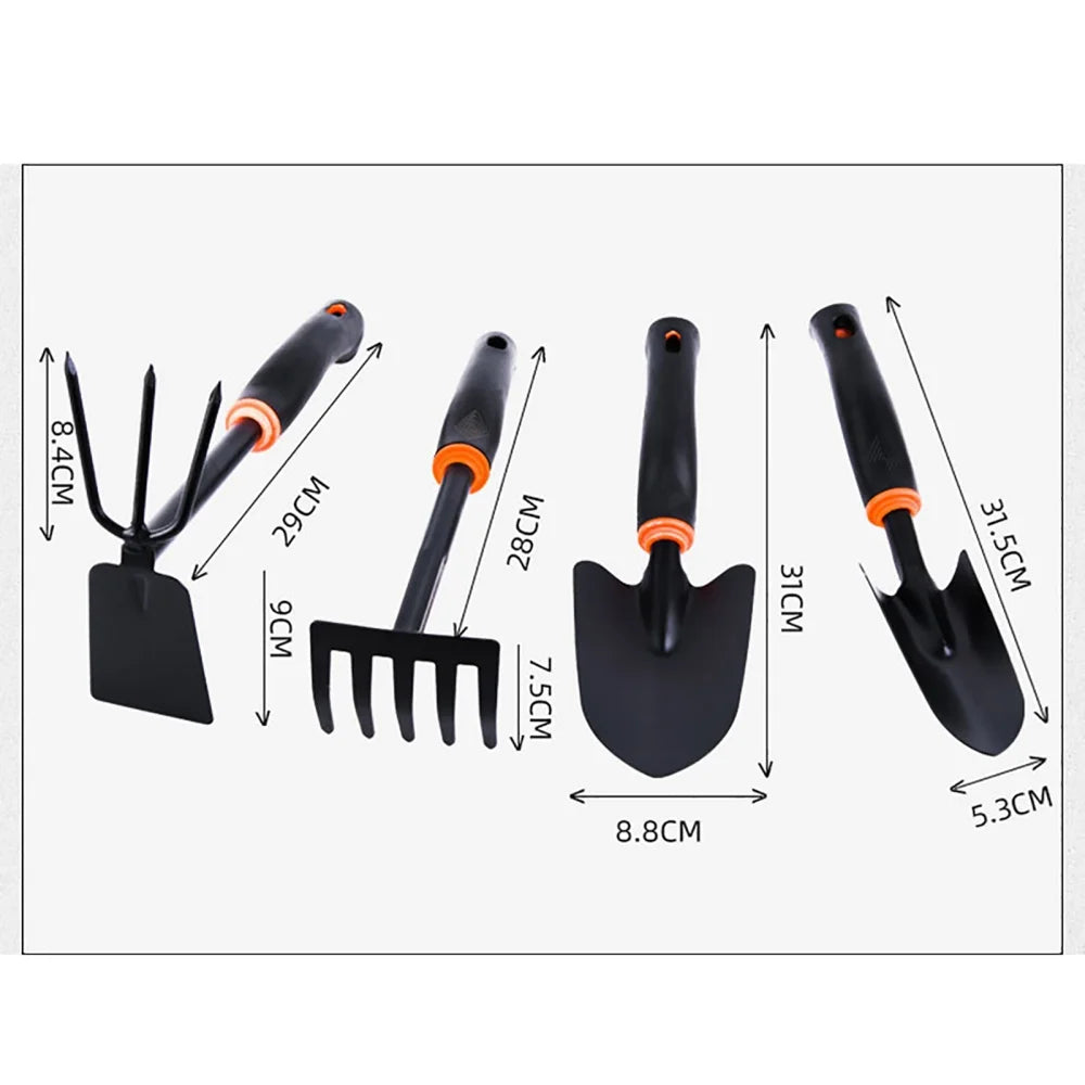 Gardening Hand Tool Set Multifunctional Portable Garden Planting Gadgets for Outdoor Garden Courtyard Dual-Purpose Rake