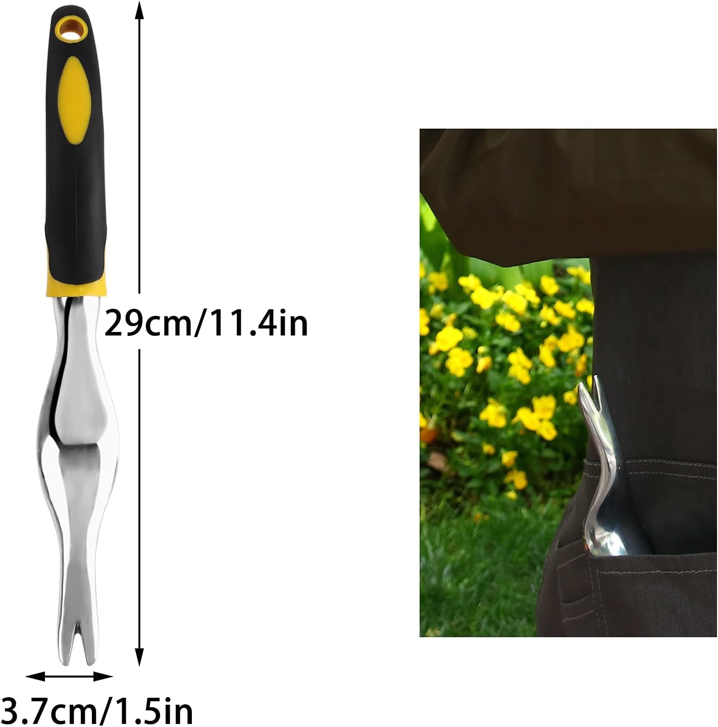 Garden Weeder Tools Non-Slip Ergonomic Handle Aluminum Gardening Tools for Gardening (Weeder)