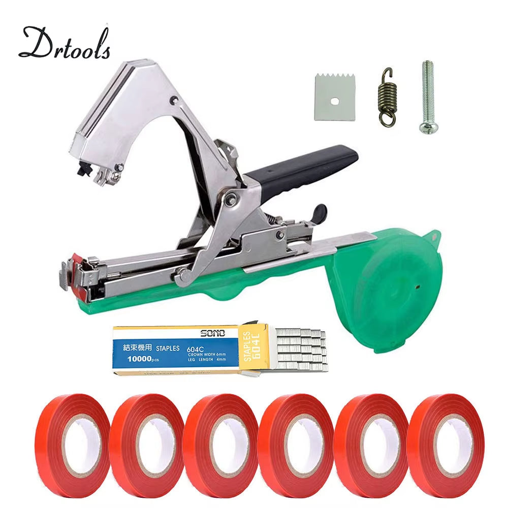 Garden Tools Garter Plants Plant Branch Hand Tying Binding Machine Minced Vegetable Tapener Tapes Home Garden