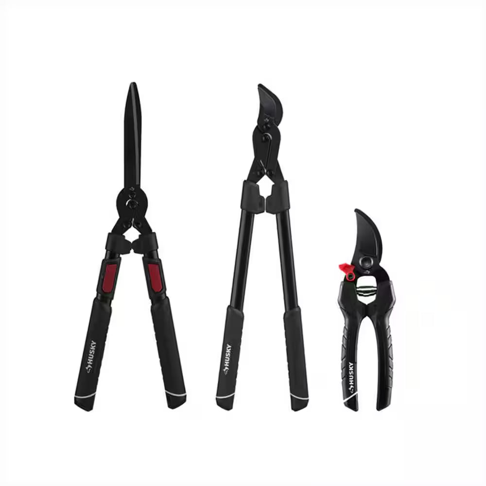 3-Piece Garden Essentials Heavy-Duty Tool Set