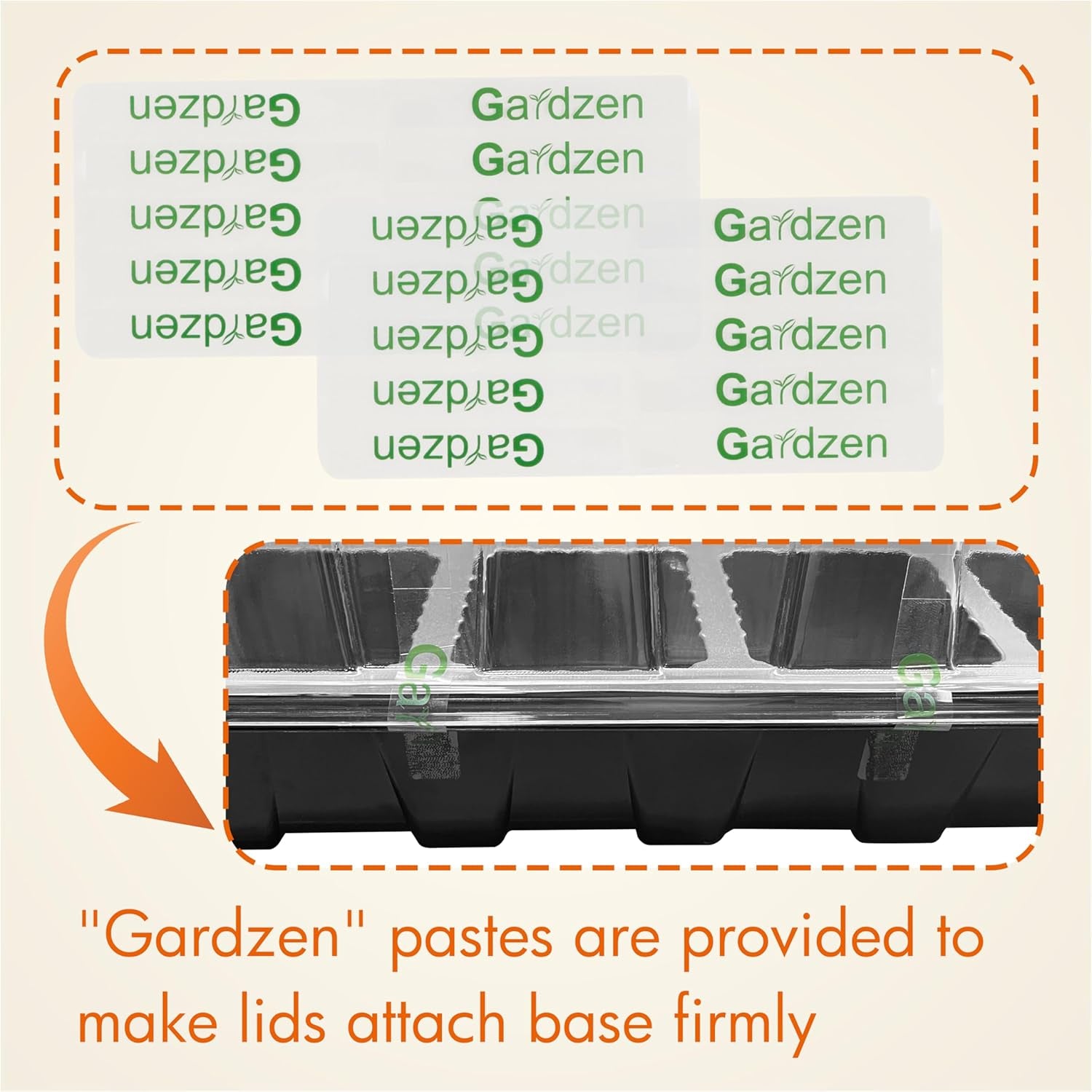 10-Set Garden Propagator Set, Seed Tray Kits with 150-Cell, Seed Starter Tray with Dome and Base 15" X 9" (15-Cell per Tray)