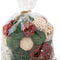 Holiday Red, White & Green Decorative Vase & Bowl Filler Bag with Orbs, Balls (Green)