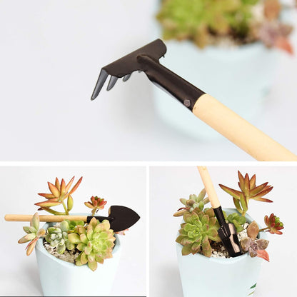 19 PCS Succulent Plants Tools, Mini Garden Tools Succulent Tools Set for Indoor Miniature Fairy Garden Plant Care