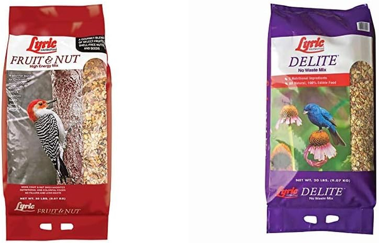 Fruit and Nut and Delite Wild Bird Seed Mix (20 Lbs Each)