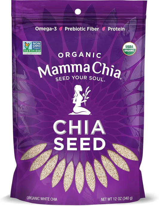 Organic Seeds, White, 12 Ounce (Pack of 1). USDA Organic, Non-Gmo, Vegan, Gluten Free, and Kosher.