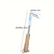 Stainless Steel Wood Handle Garden Weeder Hand Weeding Removal Cutter Puller Tools Multifunction Weeder Transplant Garden Tools